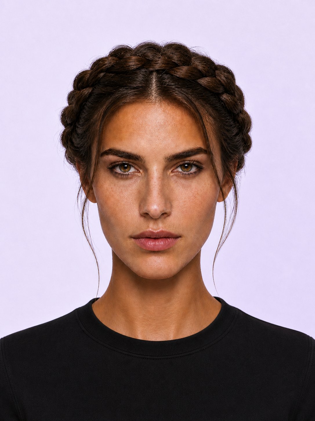 Halo braid hairstyle inspiration